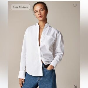 Jcrew Tall Garçon classic shirt in cotton poplin